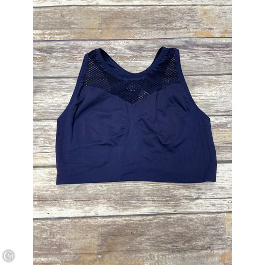 Athletic Bra By Livi Active In Navy, Size: 1x