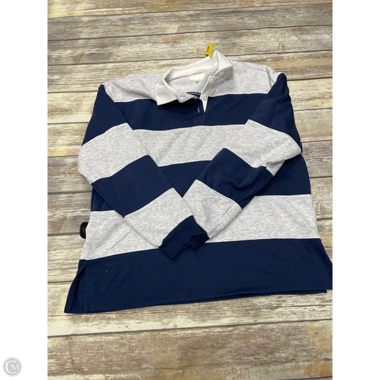 Top Long Sleeve By Ultra Flirt In Striped Pattern, Size: Xl