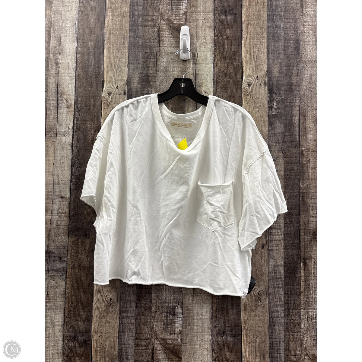 Top Short Sleeve Basic By We The Free In White, Size: Xl