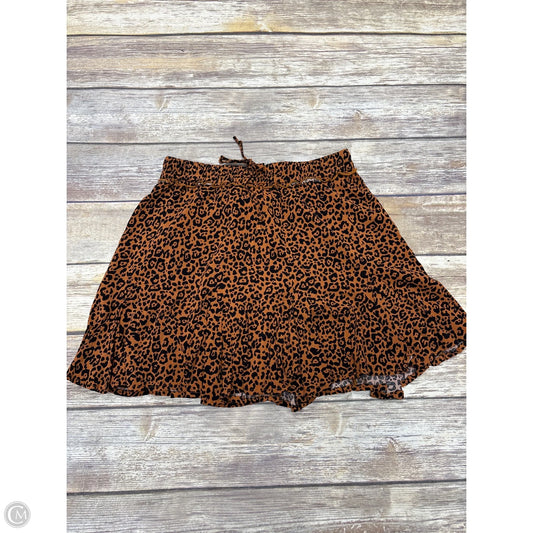 Skirt Mini & Short By Trixxi In Animal Print, Size: S