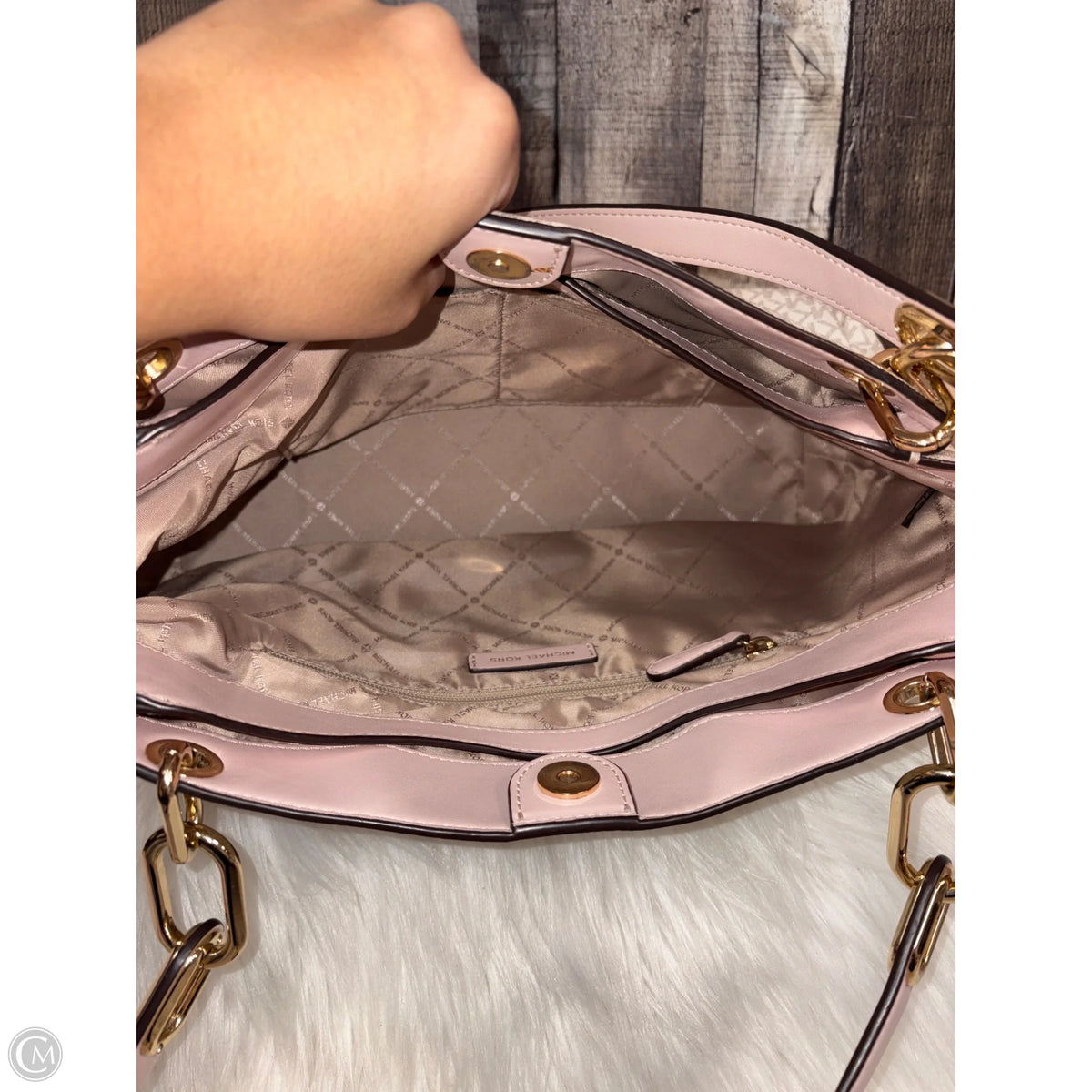 Handbag Designer By Michael Kors, Size: Large