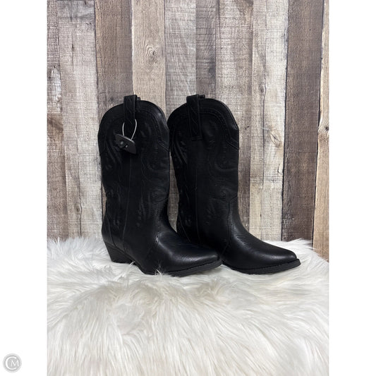 Boots Western By Sugar In Black, Size: 9.5