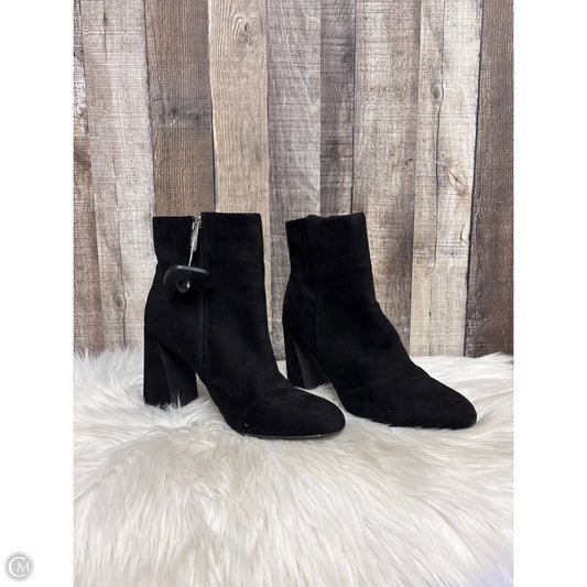 Boots Ankle Heels By Nine West In Black, Size: 8.5