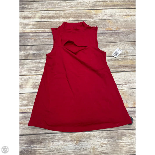 Top Sleeveless By Torrid In Red, Size: Xl