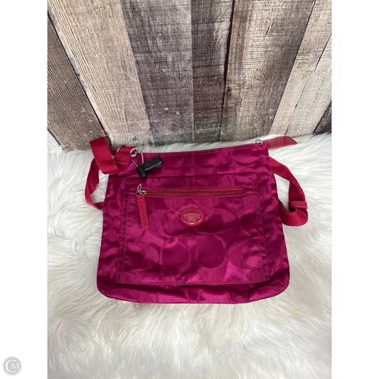 Crossbody Designer By Coach, Size: Medium