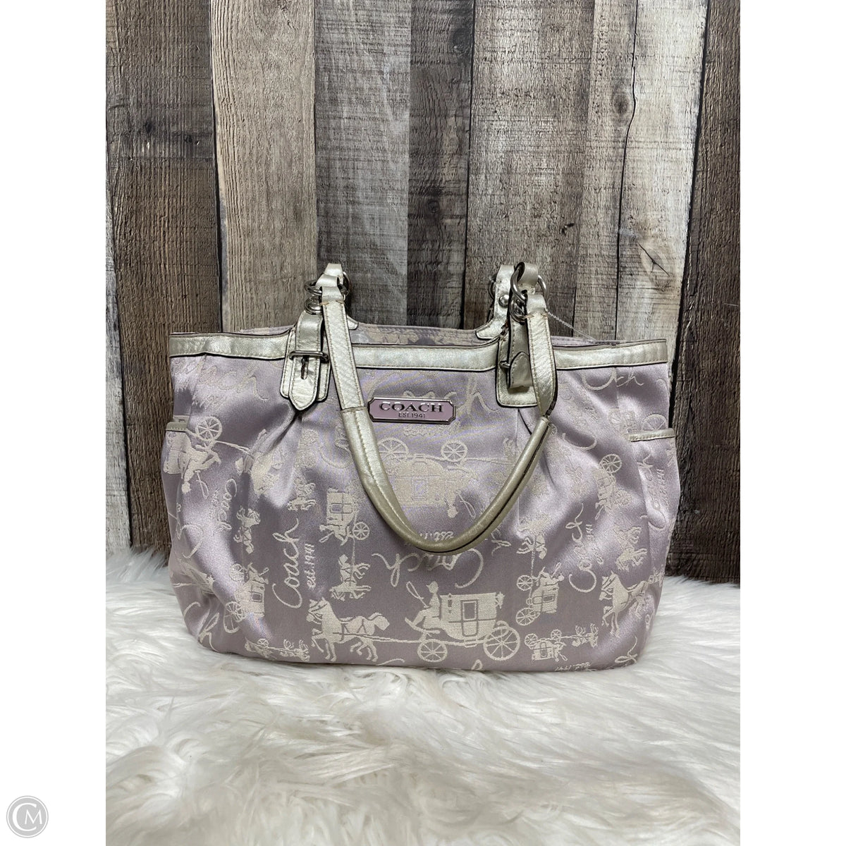 Handbag Designer By Coach, Size: Medium