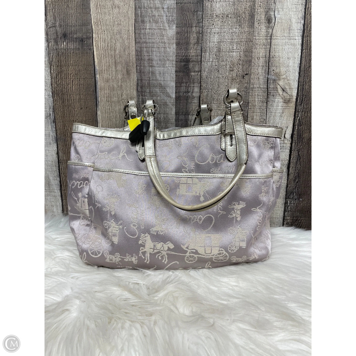 Handbag Designer By Coach, Size: Medium