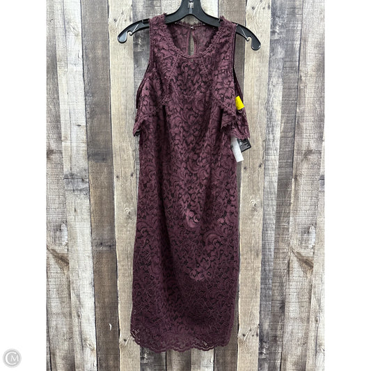 Dress Party Midi By White House Black Market In Maroon, Size: M