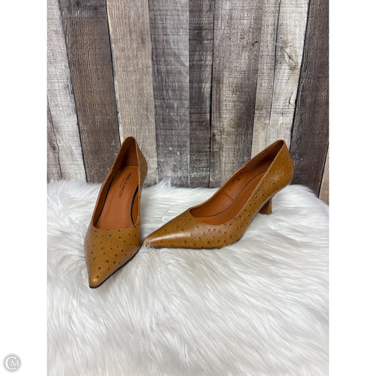 Shoes Heels Block By Clothes Mentor In Brown, Size: 8