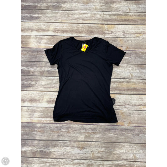 Athletic Top Short Sleeve By 32 Degrees In Black, Size: M