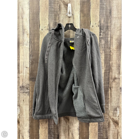 Jacket Fleece By Zella In Grey, Size: M