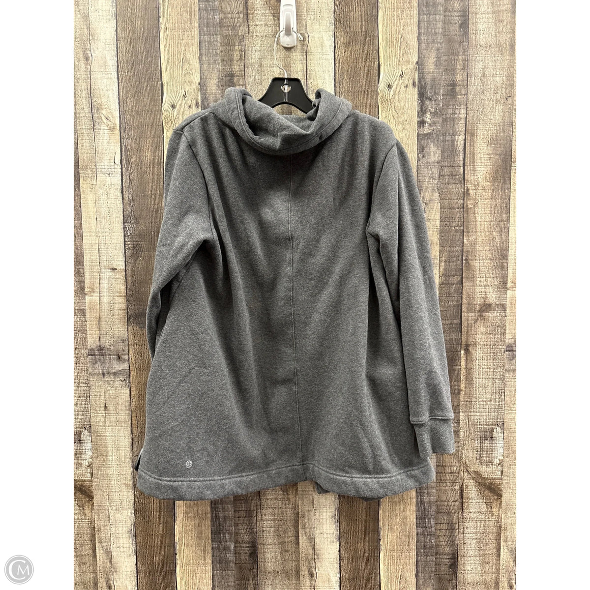 Jacket Fleece By Zella In Grey, Size: M
