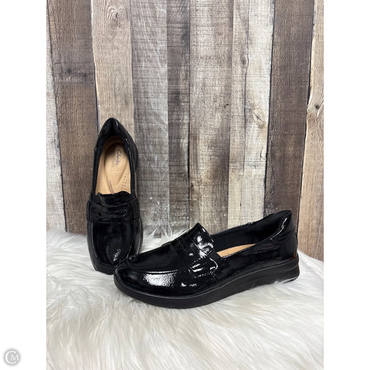 Shoes Flats By Clarks In Black, Size: 11
