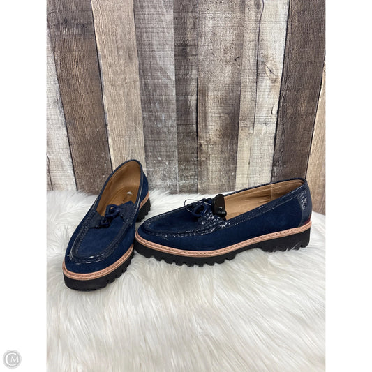Shoes Flats By Donald Pliner In Navy, Size: 11