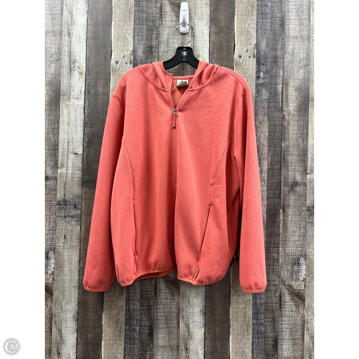 Athletic Jacket By Zero Xposure In Orange, Size: Xxl
