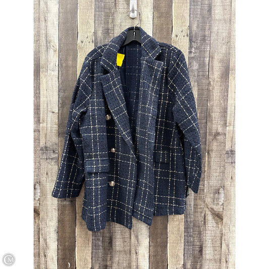 Blazer By Shein In Blue & Gold, Size: 2x