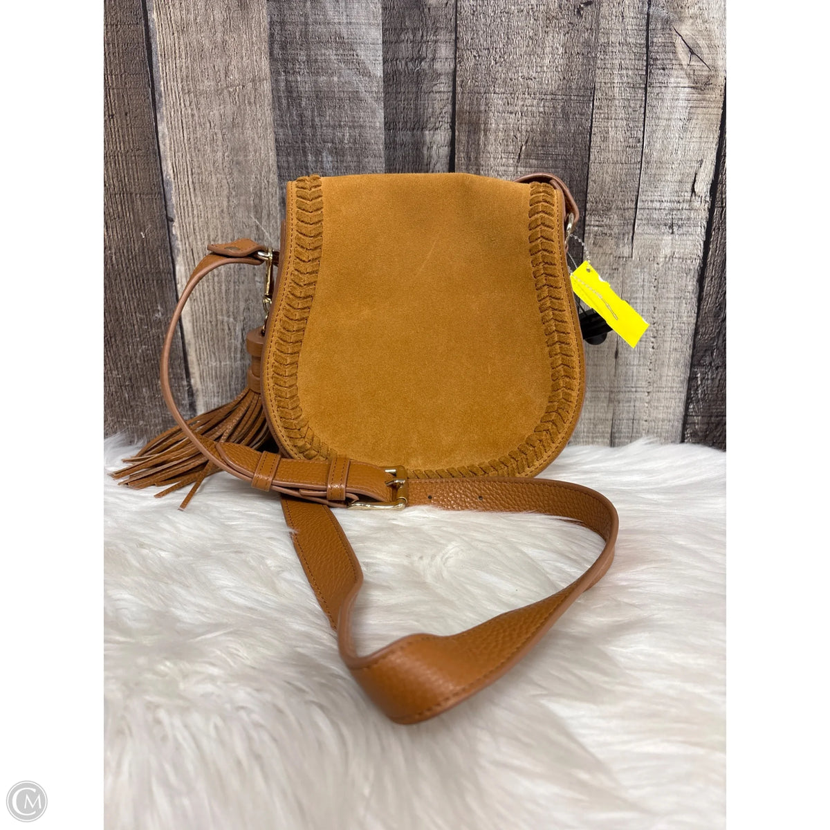 Crossbody Leather By Cme, Size: Medium