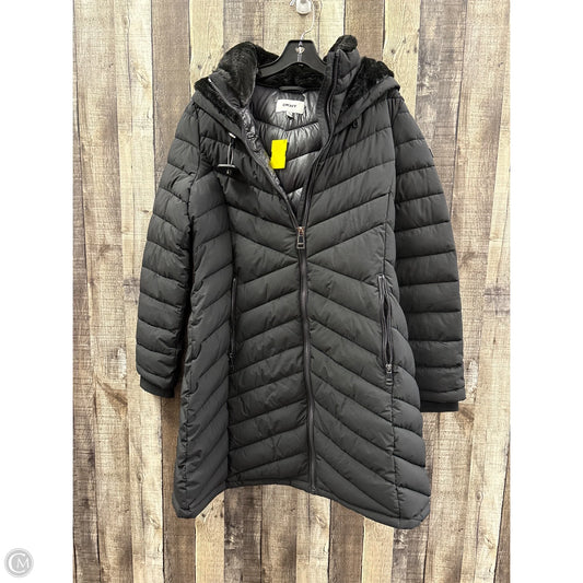 Coat Puffer & Quilted By Dkny In Black, Size: Xl