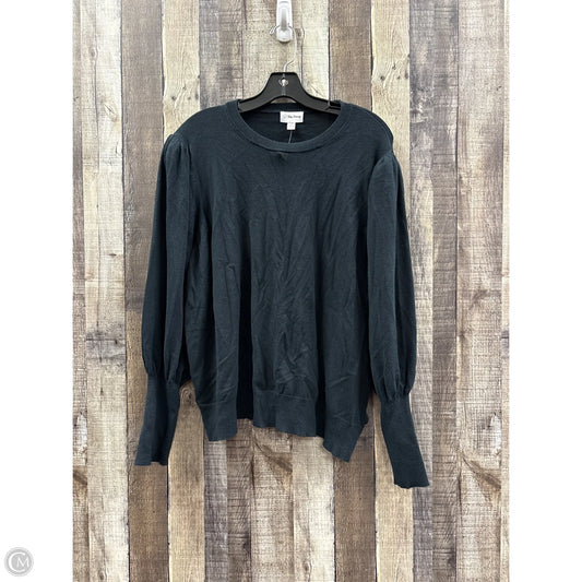 Top Long Sleeve By The Drop In Black, Size: 2x