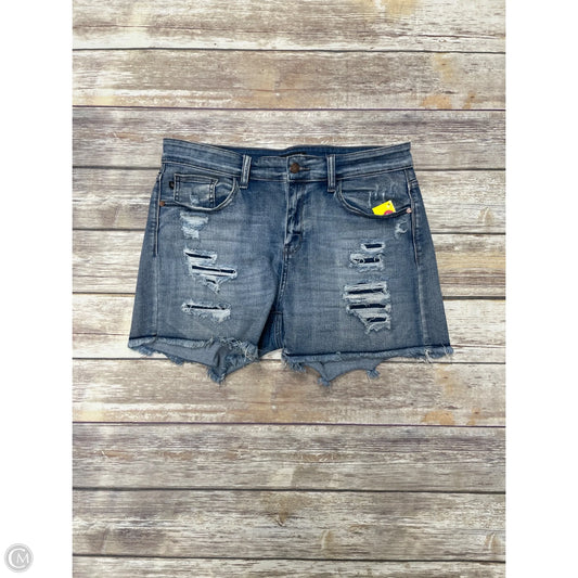 Shorts By Judy Blue In Blue Denim, Size: Xl