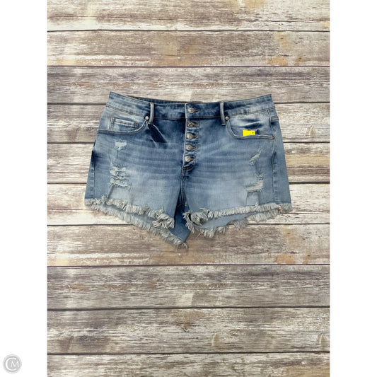 Shorts By Cme In Blue Denim, Size: 1x