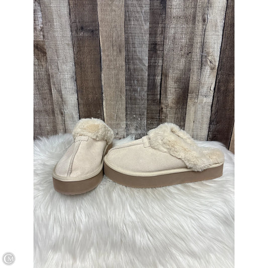 Shoes Heels Platform By Joyspun In Beige, Size: 10