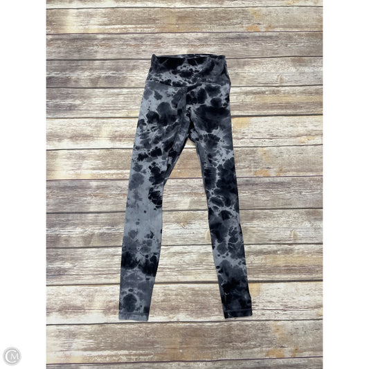 Athletic Leggings By Lululemon In Tie Dye Print, Size: 4