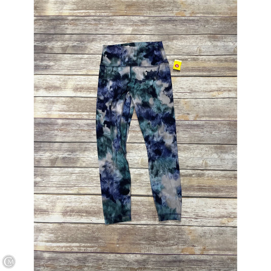 Athletic Leggings By Lululemon In Tie Dye Print, Size: 6