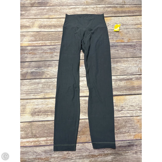 Athletic Leggings By Lululemon In Green, Size: 4