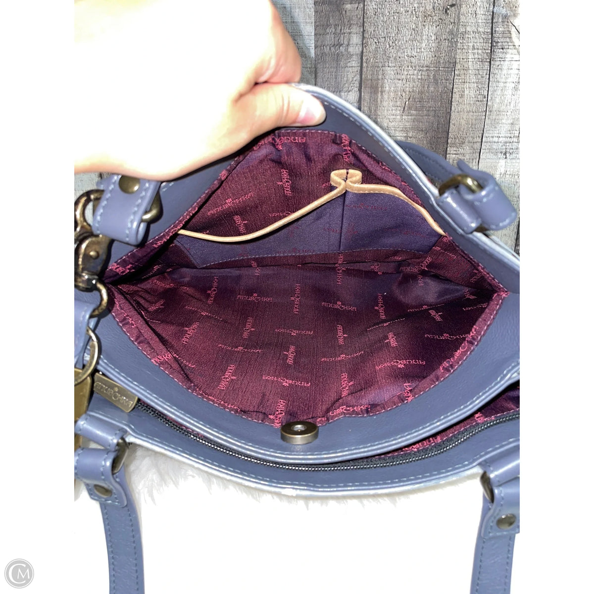 Handbag By Anuschka, Size: Medium