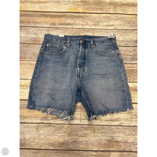 Shorts By Levis In Blue Denim, Size: 16