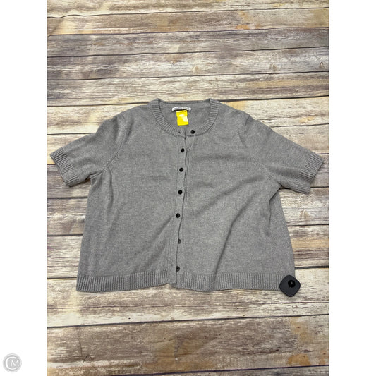 Sweater Cardigan By Abercrombie And Fitch In Grey, Size: Xl