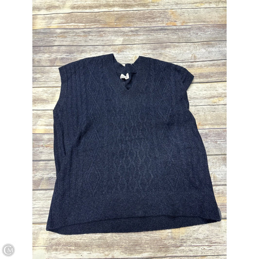 Vest Sweater By Universal Thread In Navy, Size: Xl