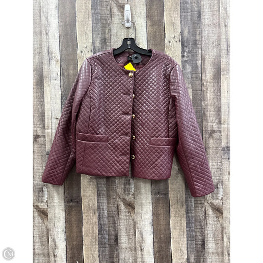 Jacket Other By Talbots In Maroon, Size: 14p