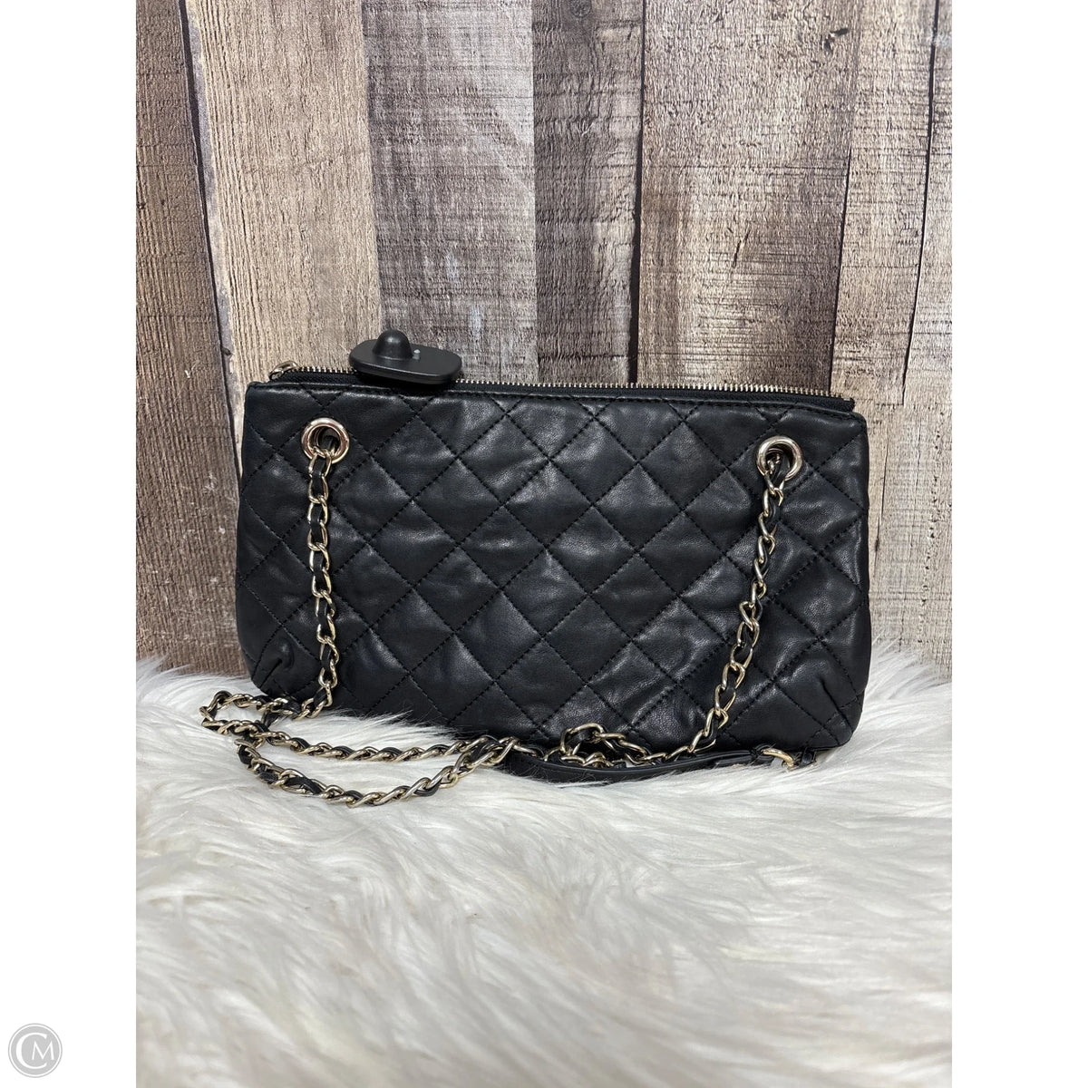 Crossbody Leather By Dkny, Size: Small