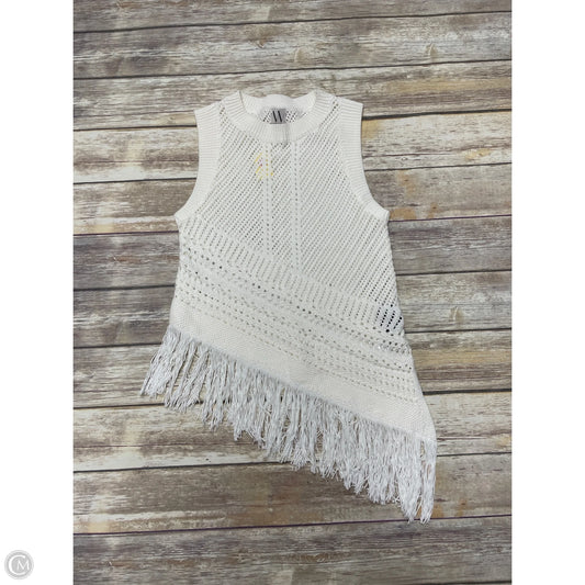 Vest Sweater By Worthington In Ivory, Size: S