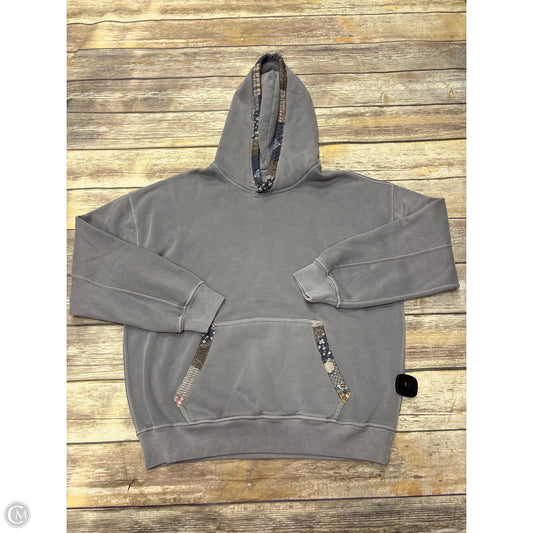Sweatshirt Hoodie By Abercrombie And Fitch In Blue, Size: S