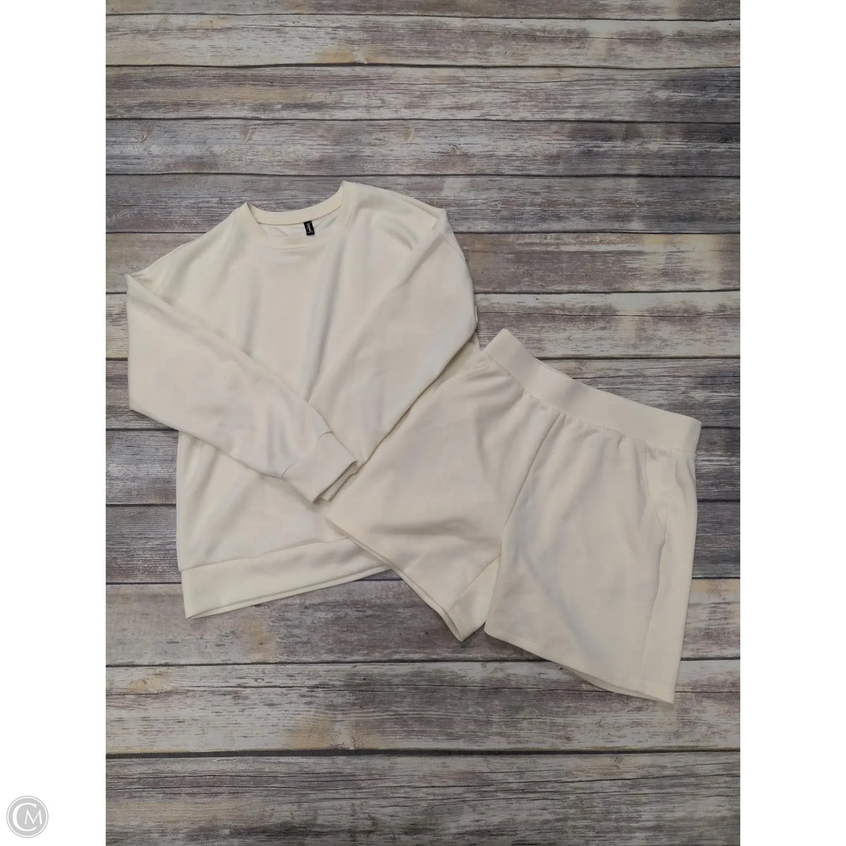 Shorts Set By Cme In Yellow, Size: S
