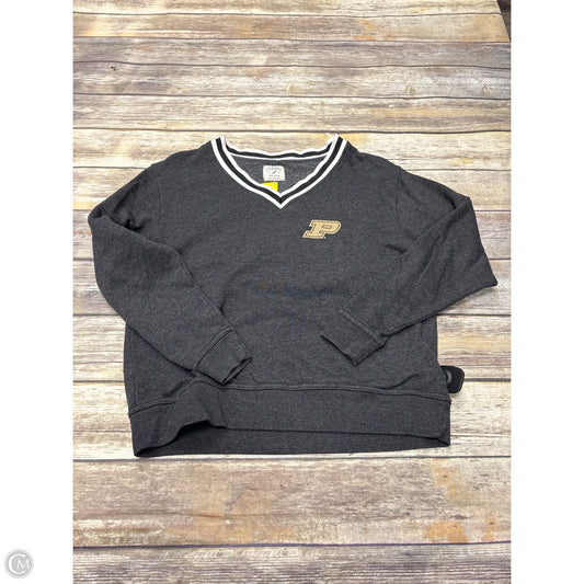 Sweatshirt Collar By Cme In Grey, Size: M