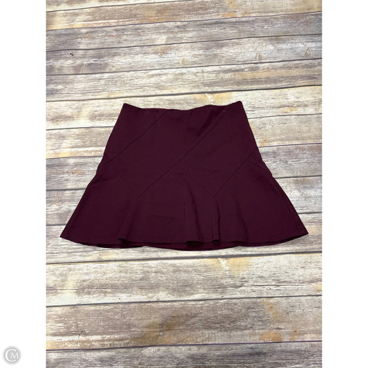 Skirt Midi By White House Black Market In Maroon, Size: 10