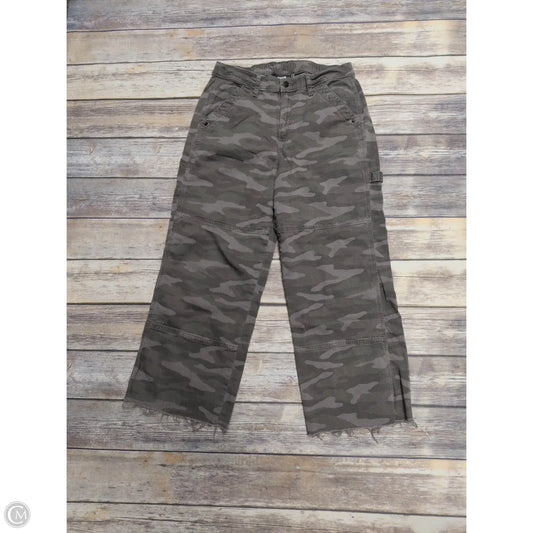 Pants Wide Leg By Arizona In Camouflage Print, Size: L