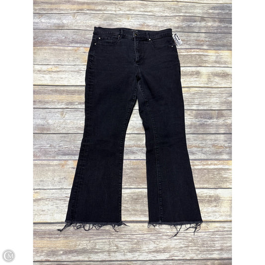 Jeans Boot Cut By Ann Taylor In Black Denim, Size: 12p
