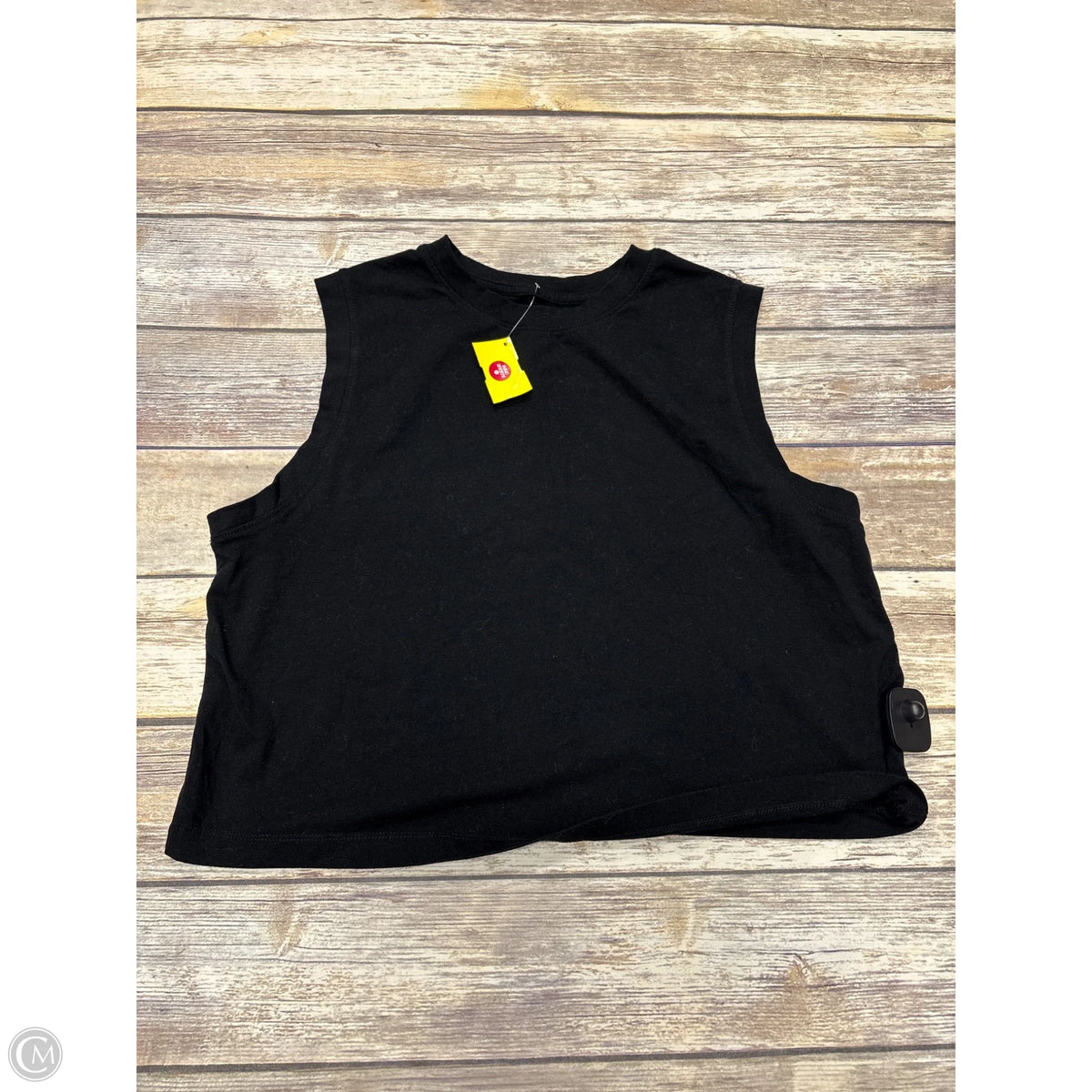 Top Sleeveless Basic By A New Day In Black, Size: Xl