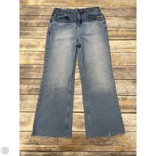 Jeans Straight By Pilcro In Blue Denim, Size: 14