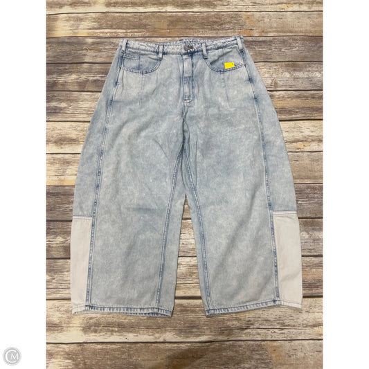 Jeans Wide Leg By Pilcro In Blue Denim, Size: 14