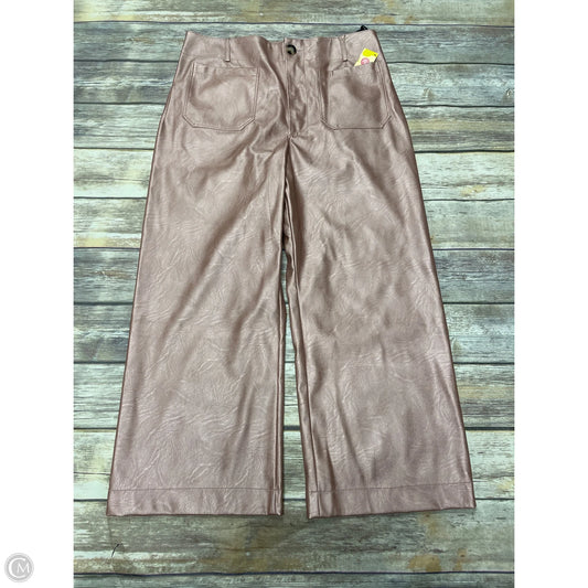 Pants Wide Leg By Maeve In Pink, Size: 14