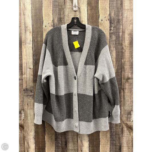 Sweater Cardigan By Old Navy In Grey, Size: 3x