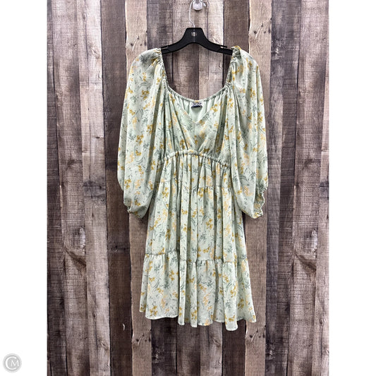 Dress Casual Short By Arula In Green, Size: Xl