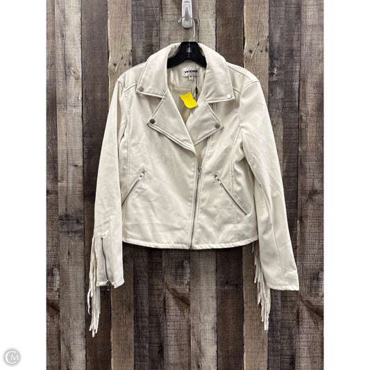 Jacket Other By Vigoss In Ivory, Size: M