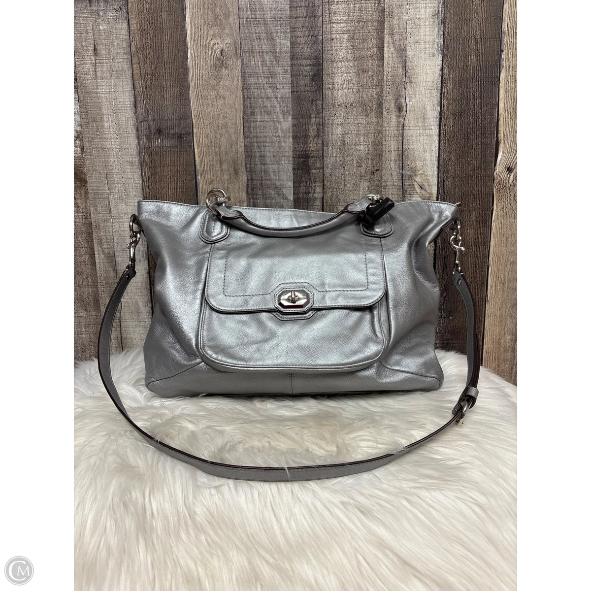 Handbag Designer By Coach, Size: Large